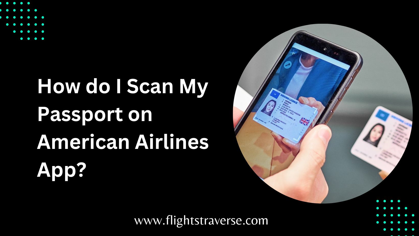 How do I Scan My Passport on American Airlines App?