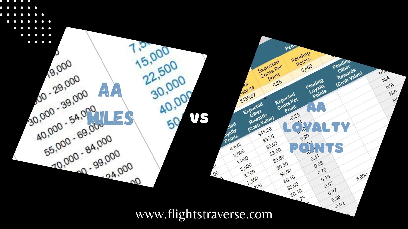 Differences Between AA Miles and Loyalty Program Points